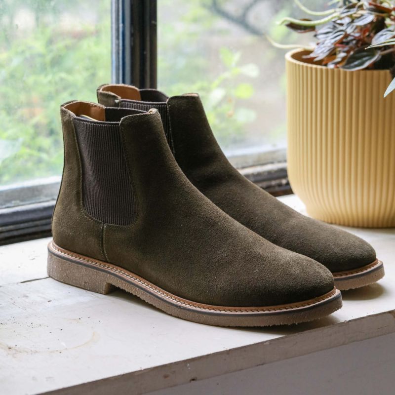 DUBLIN CHELSEA M - SUEDE  VERT